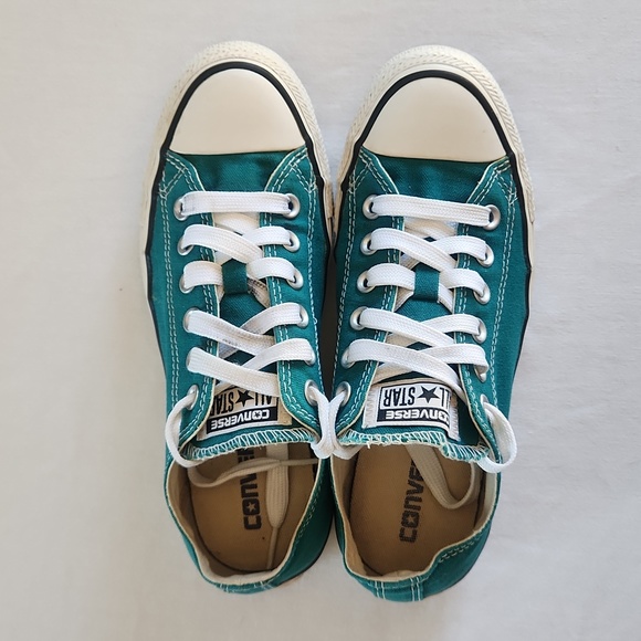 Converse All Star Teal Colour Lace-up Sneakers - W6.5 M4.5 - Picture 4 of 14
